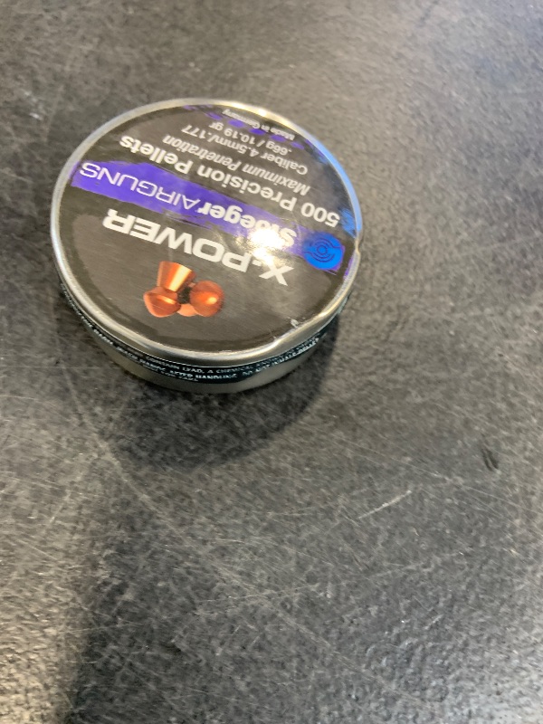 Photo 1 of Stoeger X-Power Maximum Penetration Copper Coated Lead Dome Point Pellets, .177 Caliber, 500 Pack