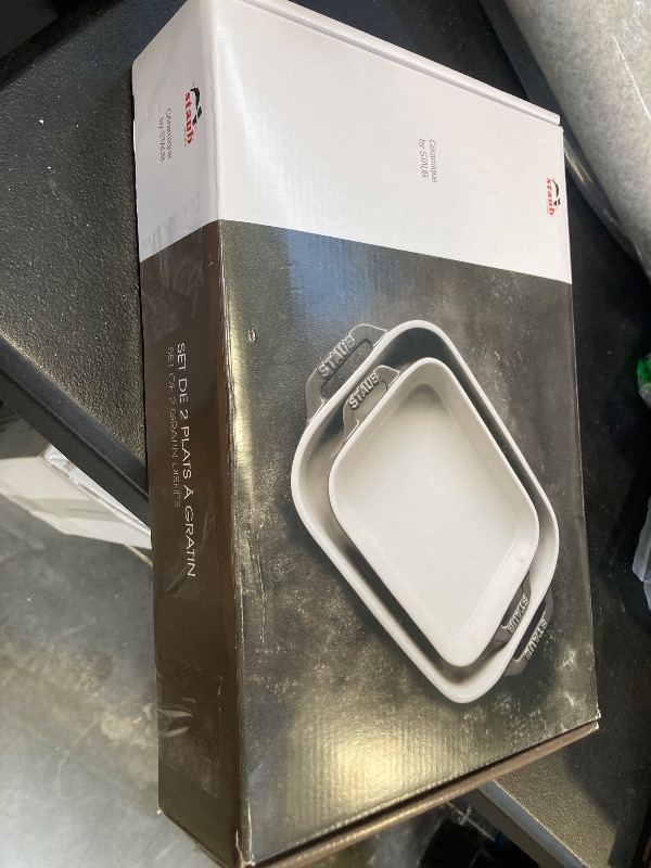Photo 1 of Staub Ceramic 1-pc Rectangular Baking Dish Set - Macaron Pastel Blue