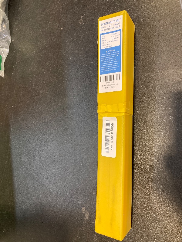 Photo 1 of SOUNDACTURE E6013 Welding Rod 3/32" 4.4LB Carbon Steel Stick Electrodes – Easy Arc Start Welder Rods for Beginners and Pros – Smooth Beads, Strong Performance for Welding Jobs