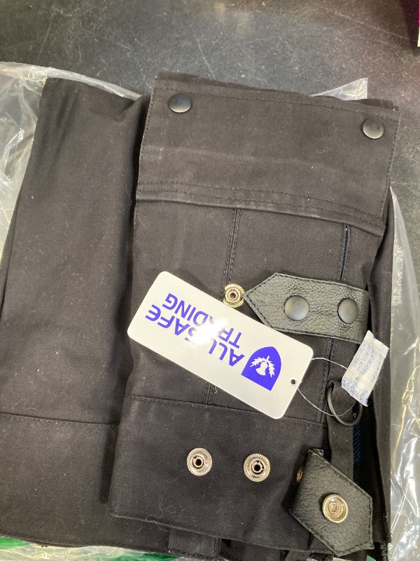 View 3 of Allsafe Traders Men Modern Hybrid Tartan Kilt with Cargo Pocket, Mens Utility Kilt (Pride of Scotland, 46 Inch Belly Button)