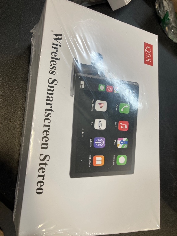 Photo 1 of 9" Wireless Apple Carplay Screen for Car with 4K Dash Cam, Portable Apple Carplay & Android Auto with 1080p Backup Camera DVR, Voice Control/GPS Navigation/Mirror Link/BT