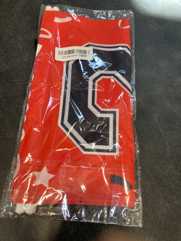 Photo 1 of 2026 Graduation Decorations, Graduation Banner Class of 2026, Hanging Congratulations/Congrats Grad Banner for Door and Porch, Party Decor - Red