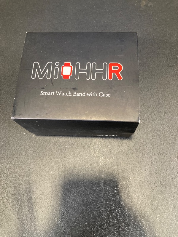 Photo 1 of MioHHR Leather Bands with Stainless Steel Case Compatible with Google Pixel Watch 3 45mm,Genuine Leather Replacement Bands for Google Pixel Watch Women Men,Blue