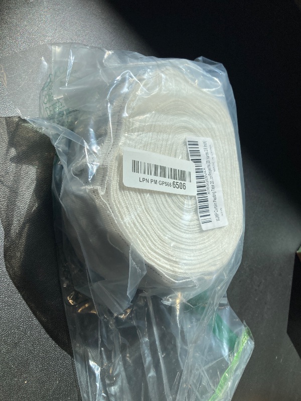Photo 1 of MJMP Curtain Pleating Tape 20 Yards White British Style,Perfect for Making Home Decor Projects.(20 Yards 2.8 Inch)
