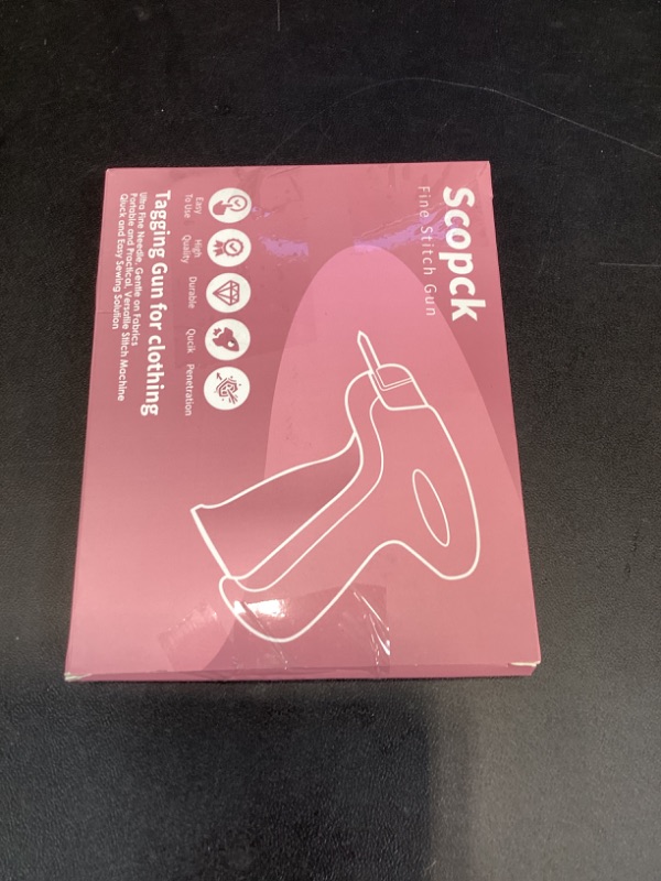 Photo 1 of Stitch For Clothes - Handheld Stitch Gun Quick Clothing Fixer - Tagging Gun - Includes 6 Needle, 1000 Black Fasteners & 1000 White Fasteners