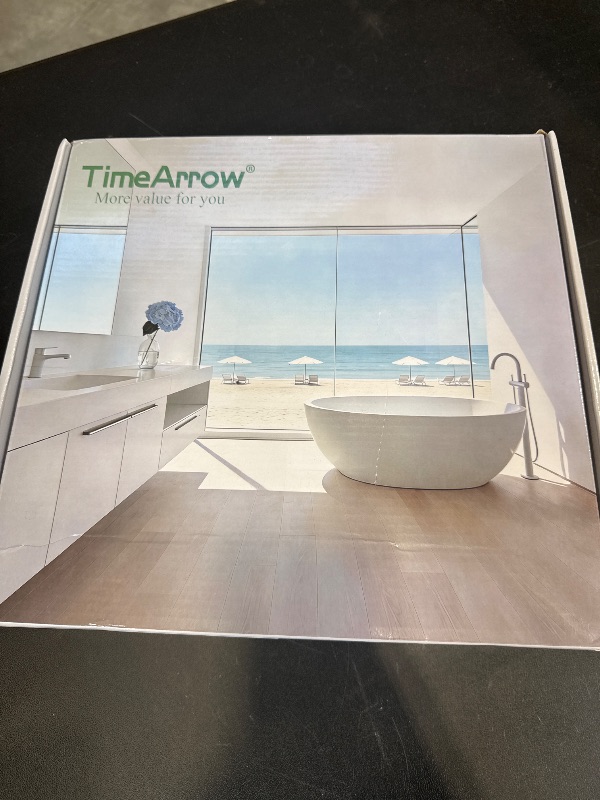 Photo 1 of TimeArrow Chrome Bathroom Faucet, Single Handle Bathroom Sink Faucet for 1 Hole with 3 Holes Deck Plate, Lavatory Vanity Faucets, Pop Up Drain and Water Supply Lines Included, TAF206-CP