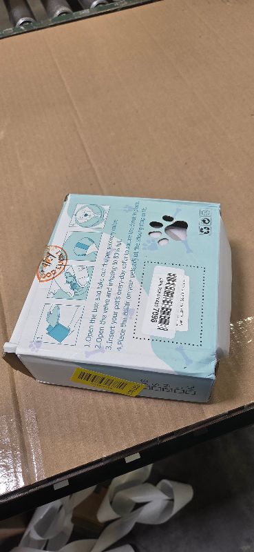 Photo 1 of BEAUTYZOO Dog Cone Alternative After Surgery for Large Medium Small Dogs, Soft Inflatable Cone Collar for Dogs Cats, Dog Neck Donut E Collar Dogs Recovery Collar to Stop Licking, Shark Blue, M