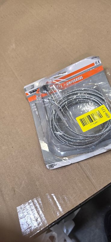 Photo 1 of Dorman 55195 Control Cables With 1 In. Chrome Knob, 12 Ft. Length Universal Fit