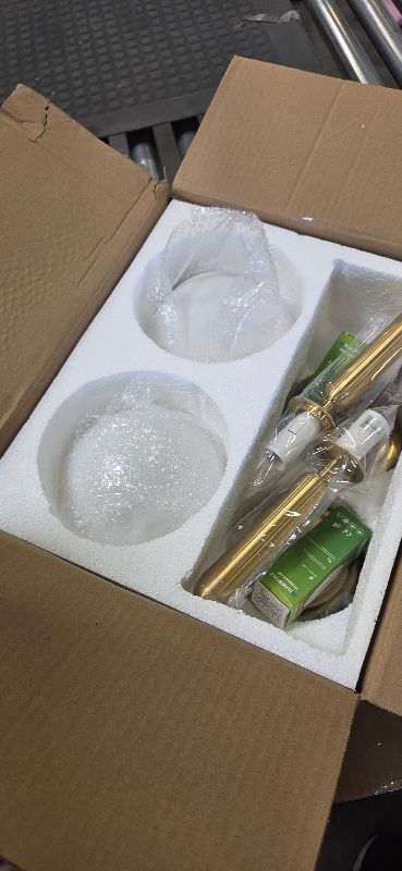 Photo 1 of femusytt Dimmable Wall Sconces with Knob Switch Hardwired Bathroom Wall Light Set of Two Decor Indoor Glass Globe Shade Gold Mid Century Modern Wall Lamp for Bedside Bedroom Living Room