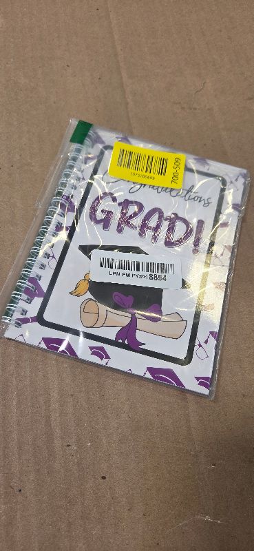 Photo 1 of Motiskyy 2026 Graduation Gift Card Book 7 x 5 Inch College Survival Gift Card Book Congrats Grad Survival Album Keeper for Graduation Leaving Home Season Reminders Greeting(Purple)