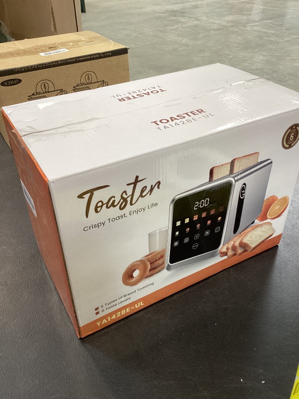 Photo 1 of 2 Slice Toaster, Smart Digital Touchscreen with Memory Function, 1.5" Extra-Wide Slots, 5 Bread Types & 6 Browning Settings, 900W for Fast Toasting, Defrost & Reheat Modes