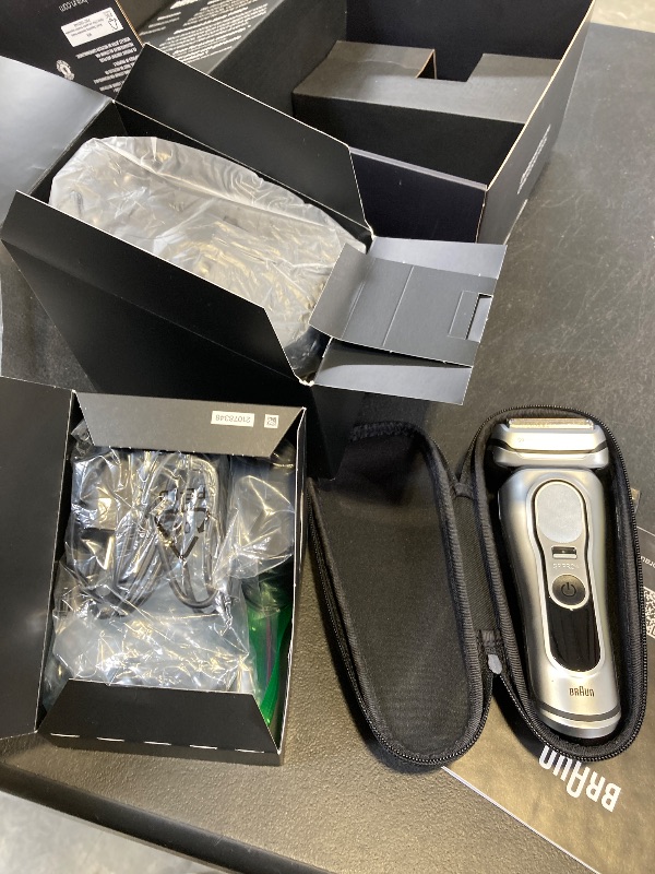 Photo 1 of Braun Series 9 PRO+ Electric Shaver, Wet & Dry Razor, Pro SensoAdapt, 6in1 SmartCare Center, 9697CC, Silver