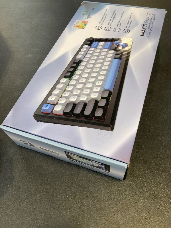 Photo 1 of Redragon K739 Wireless Mechanical Keyboard, QMK/VIA Programmable, Anodized Aluminum Alloy, MDA Keycaps Gasket RGB Gaming Keyboard with Pre-Lubed Switches, 75% Tri-Mode Hot Swappable for PC Mac