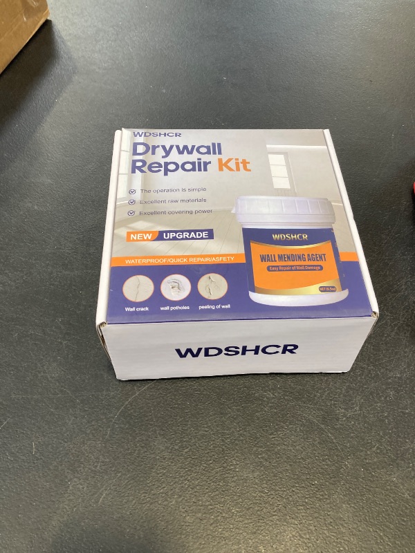 Photo 1 of Drywall Repair Kit Drywall Hole Repair Patch Kits Wall Spackle Repair Paste with 8.5OZ White Wall Repair Putty with Scraper, Wall Surface Hole Fill Quick and Easy Solution (1Pack)