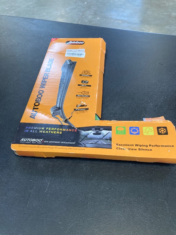 Photo 1 of AUTOBOO 26" and 16" Windshield Wipers Blades (Pack Of 2),OEM Quality Premium All-Seasons Wiper blades,Stable and Quiet wiper blades