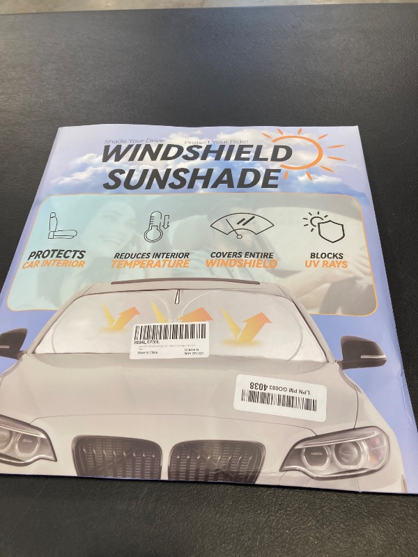 Photo 1 of INSAUTO Custom Fit Windshield Sun Shade Accessories for Toyota RAV4 2019-2026, Foldable Front Window Sunshade, UV & Heat Reflector, Keeps Interior Cool, Includes Storage Bag