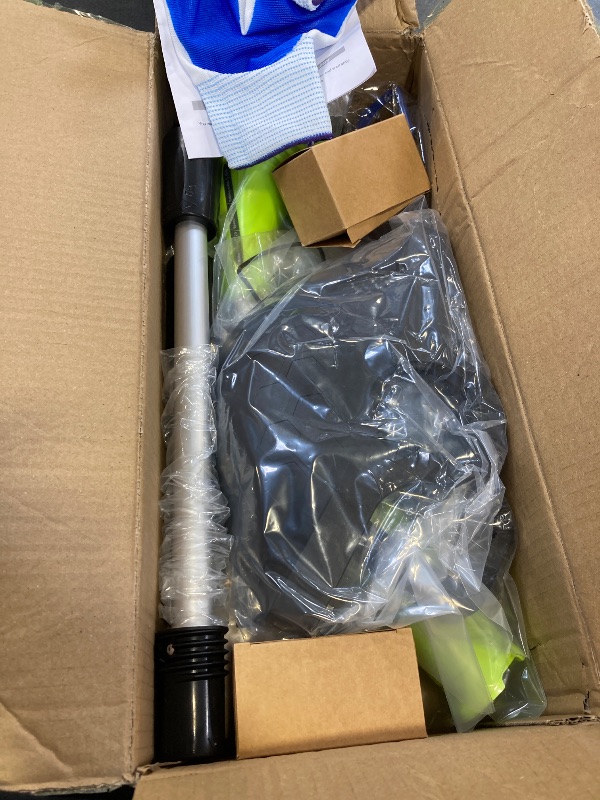 Photo 1 of Gardenjoy  Wacker Battery Operated: 12V Cordless Grass Trimmer with 2.0Ah Battery, Fast Charger and 3 Types Cutting Blade, Portable Electric Lawn Trimmer for Garden Yard Weeding Work