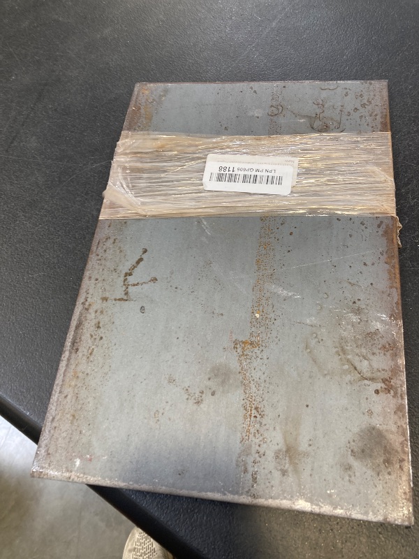 Photo 1 of Metal Depot Orange A36 Hot Rolled Steel Plate 1/4 Inch x 8 Inch x 12 Inch Flat Carbon Steel Sheet for Welding Fabrication Base Plates Brackets Repairs Heavy Duty Industrial Construction Projects
