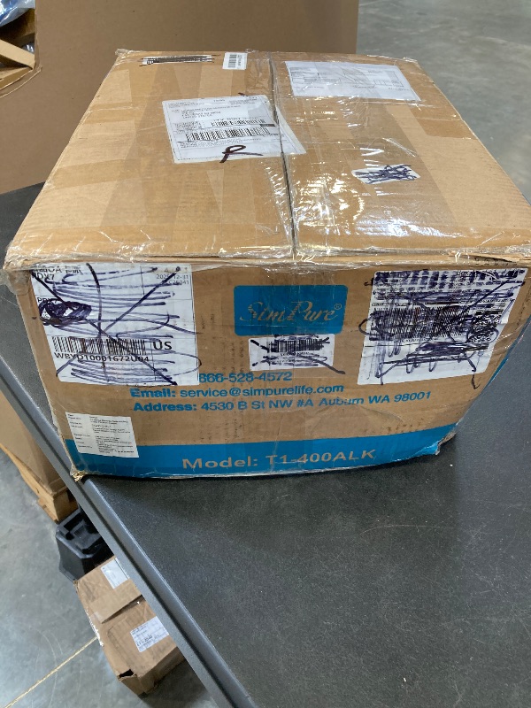 Photo 1 of SimPure T1-400UV Tankless Reverse Osmosis System with UV, NSF/ANSI 58 Certified, Under Sink RO Water Filter System 400 GPD, 8 Stage Filtration Near 0 TDS, Built-in Pump, BPA Free, 1.5:1 Pure to Drain
