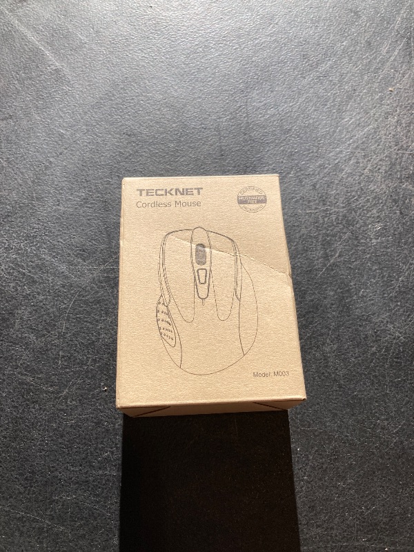 Photo 1 of TECKNET Wireless Mouse, 2.4G Ergonomic Optical Mouse, Computer Mouse for Laptop, PC, Computer, Chromebook, Notebook, 6 Buttons, 24 Months Battery Life, 2600 DPI, 5 Adjustment Levels - Purple