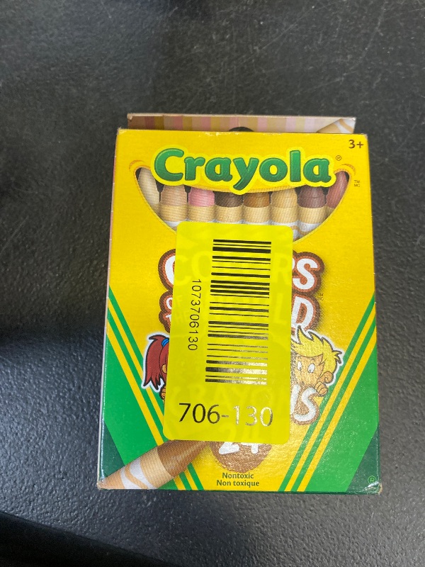 Photo 1 of CRAYOLA Colours of the World Wax Colouring Crayons - Assorted Colours (Pack of 24) | Colours That Represent Skin Tones from Around the World | Ideal for Kids Aged 3+