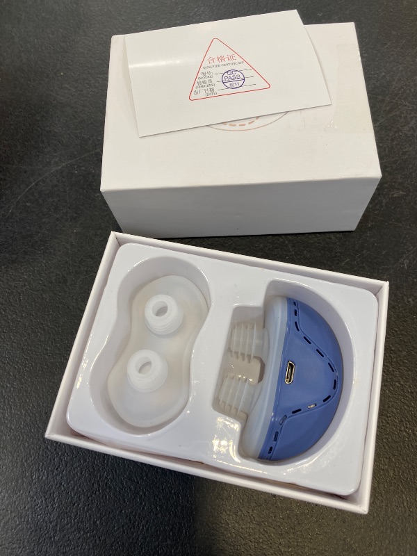 Photo 1 of Anti Snoring Devices, Double Vortex Anti Snoring Device, Snoring Solution, Adjustable Wind Speed, Suitable for All Nose Shapes, Stop Snoring Suitable for Men and Women, Blue CD1