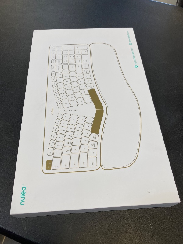 Photo 1 of Nulea RT05 Wireless Ergonomic Keyboard, Split Keyboard with Wrist Rest, USB-C Charging, 7-Color Backlight, Natural Typing, Bluetooth and USB Connectivity, Compatible with Windows,Mac