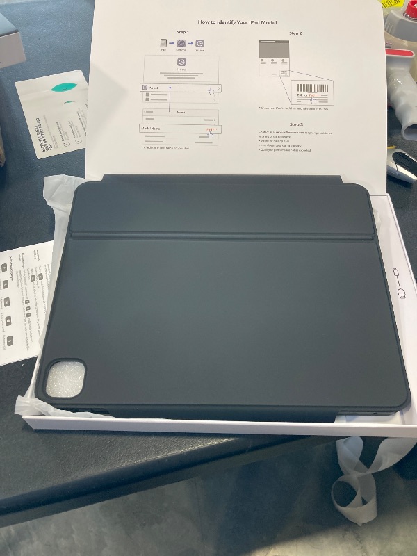 Photo 1 of ESR [Upgraded] iPad Pro 13 Inch Case with Keyboard (M5/M4, 2025/2024), iPad Pro 13 Keyboard Case with Magnetic Stand, Portrait/Raised Modes for iPad Pro 13, Removable, Rebound 360 Series, Black