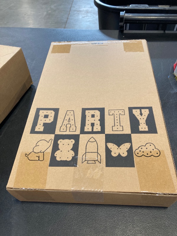 Photo 1 of 3FT Marquee Light Up Number,Marquee Numbers 3 Feet Tall, Large Led Sign for Baby Shower,Party,Birthday Decorations,Graduation,Prom(Number 3)