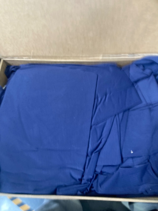 Photo 1 of REST® Evercool®+ Cooling Sheet Set, Full Size, Midnight Blue, Breathable Bed Sheets for Hot Sleeper and Night Sweats, with Pillowcases, with Ionic+ Self-Cleaning Silver Yarn for Sensitive Skin, 4PCS