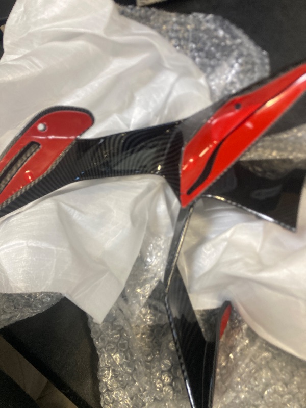 Photo 1 of Fairing for Yamaha R3 - Spoiler Wing for Yamaha R3 2019-2022, Front Spoiler for Yamaha Fairing, Easy Installation of Yamaha Winglet (Carbon Fiber)