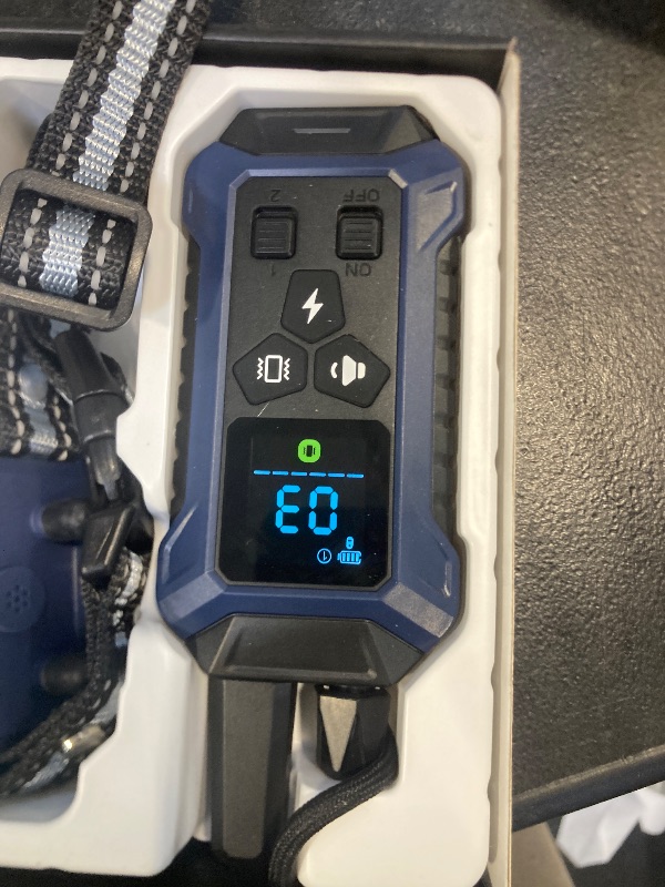 Photo 1 of Meowant GPS Wireless Dog Fence & Dog Training Collar with Remote & Free APP, 82-7000ft Adjustable Range Electric Fence, 3 Training Modes, Waterproof LCD Collar for Dogs 10 Lbs+ Outdoor,Blue