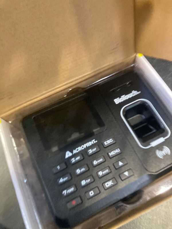 Photo 1 of Acroprint BioTouch Self-Contained Automatic Biometric Fingerprint/Proximity Time Clock (No Monthly Fee)