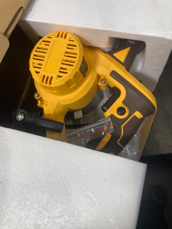 Photo 1 of Ecarke 7-1/4" Cordless Circular Saw, Compatible with DeWalt 20V Battery (Bare Tool), 5000 RPM Electric Circular Saw with Laser Guide, 2 Blades (24T & 40T), 0–45° Bevel, 2-1/4" Cutting Depth