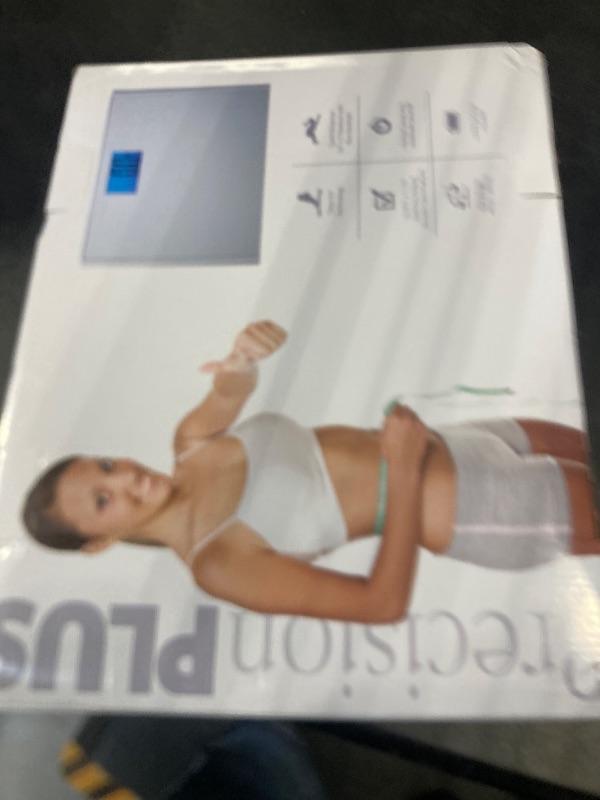 Photo 1 of Eat Smart Precision Plus Digital Bathroom Scale, 440-lb Capacity, Wide Platform Body Analyzer with Step-On Technology, Stable Home Fitness Device for Weight Management, Grey