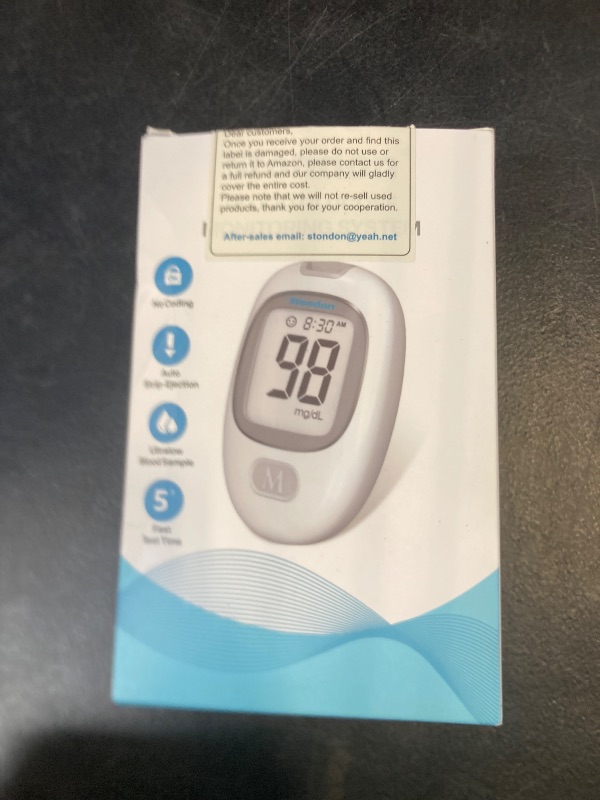 Photo 1 of Glucose Monitor Kit, Diabetes Testing Kit, Blood Glucose Meter, 100 Glucometer Strips, 100 Lancets, Test Strips Blood Sugar Meter Glucometer