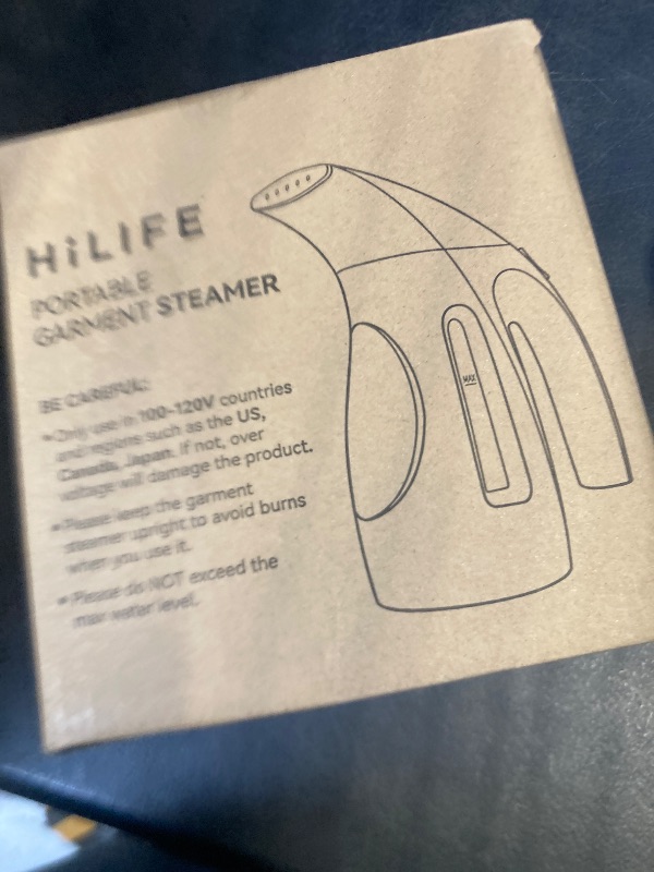 Photo 1 of HiLIFE Steamer for Clothes, Portable Handheld Clothing Steamer, 240ml Big Capacity, 700W, Strong Power, Fabric Quick Wrinkle Remover with Brush for Home, Office(ONLY 120V) -Blue