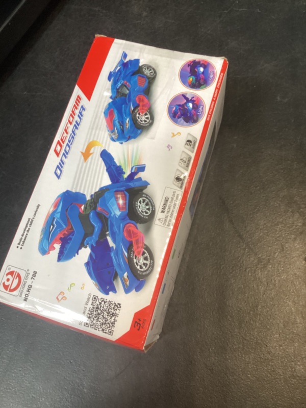 Photo 1 of Hirger Transforming Dinosaur Toys for Kids, Auto Transformer Car Toy for Toddler Boy 2 3 4 5 Year Old Birthday Gift