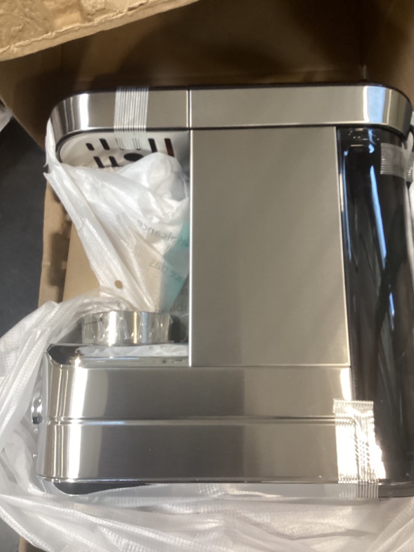 Photo 1 of CASABREWS CM5418 Espresso Machine 20 Bar, Compact Espresso Maker with Steam Milk Frother, Stainless Steel Coffee Machine with 34oz Removable Water Tank for Cappuccino, Small Latte Machine, Silver