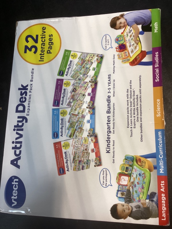 Photo 1 of VTech Touch and Learn Activity Desk 4-in-1 Kindergarten Expansion Pack Bundle for Age 3-5