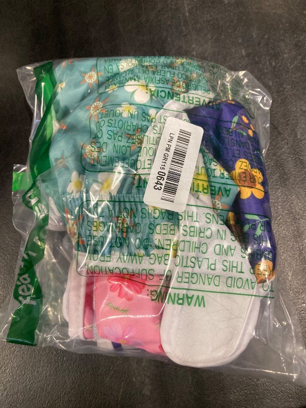 Photo 1 of Pet Soft Washable Female Diapers (3 Pack) Female Dog Diapers, Comfort Reusable Doggy Diaper for Girl Dog in Period Heat (Cute Flower, L)