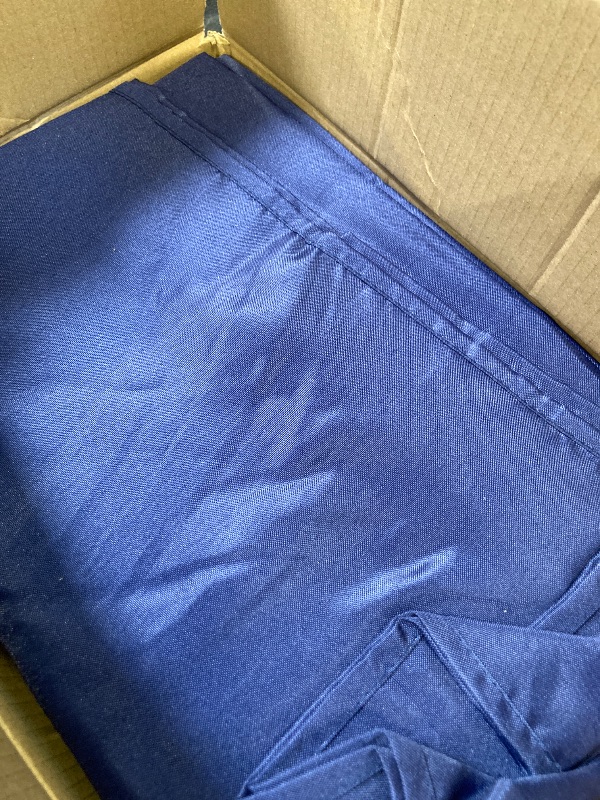 Photo 1 of Fitable Navy Tablecloths for 6-8 Foot Tables, 6 Pack - 70 x 120 Inches - Reusable and Washable Table Clothes, Polyester Fabric Table Covers for Wedding, Party, Banquet