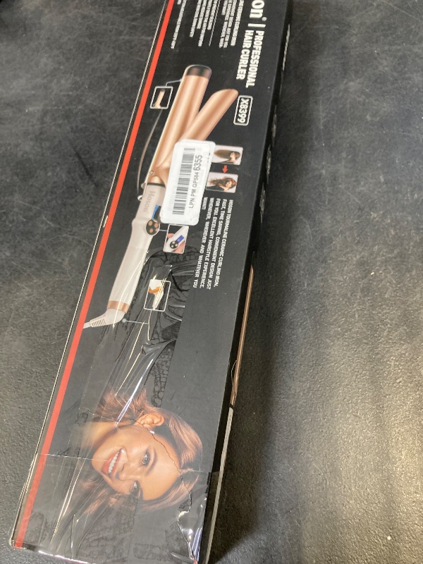 Photo 1 of Hoson 1 1/2 Inch Curling Iron Large Barrel, 1.5 Inch Long Barrel Curling Wand Dual Voltage, Ceramic Tourmaline Coating with LCD Display, Glove Include