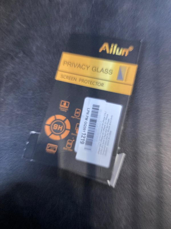 Photo 1 of Ailun Privacy Screen Protector for iPhone 17e / iPhone 16e / iPhone 14 / iPhone 13 / iPhone 13 Pro [6.1 Inch] 2 Pack Anti Spy Private Tempered Glass Case Friendly [Not for iPhone 16 6.1 Inch]