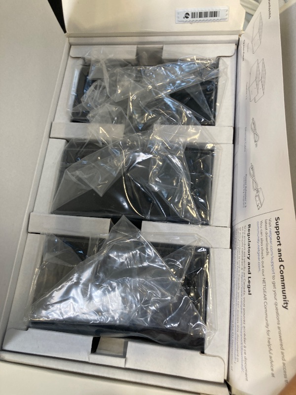 Photo 1 of NETGEAR Nighthawk Advanced Whole Home Mesh WiFi 6 System (MK63S) with Free Armor Security – AX1800 Router with 2 Satellite Extenders, Coverage up to 4,500 sq. ft. and 25+ Devices