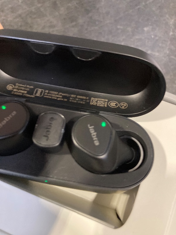 Photo 1 of Jabra Evolve2 True Wireless Earbuds - in-Ear Bluetooth Earbuds with Active Noise Cancellation MultiSensor Voice Technology - Certified to Work with Your Virtual Meeting Apps - Black