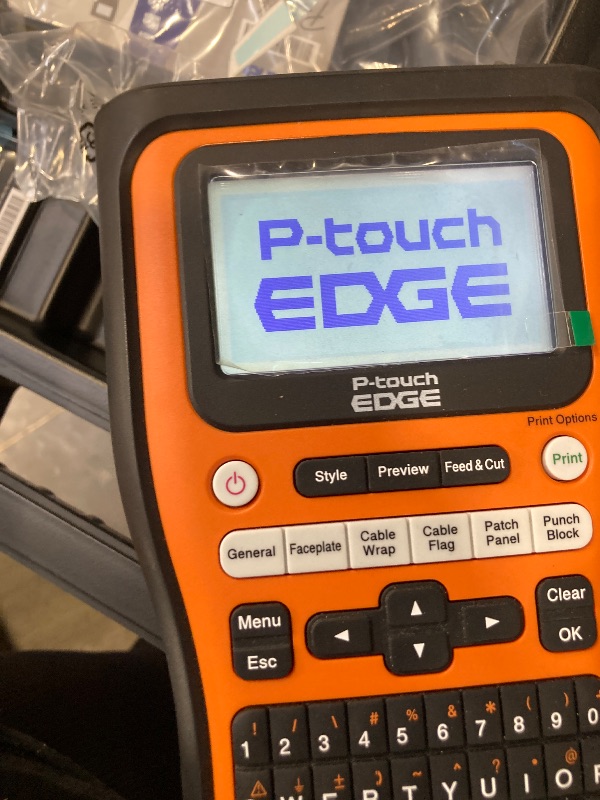 Photo 1 of Brother PT-E560BTVP P-Touch Edge Handheld Industrial Label Printer with Bluetooth and Dual auto-Cutter (up to 24mm Labels)