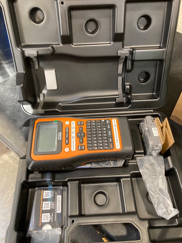 Photo 1 of Brother PT-E560BTVP P-Touch Edge Handheld Industrial Label Printer with Bluetooth and Dual auto-Cutter (up to 24mm Labels)