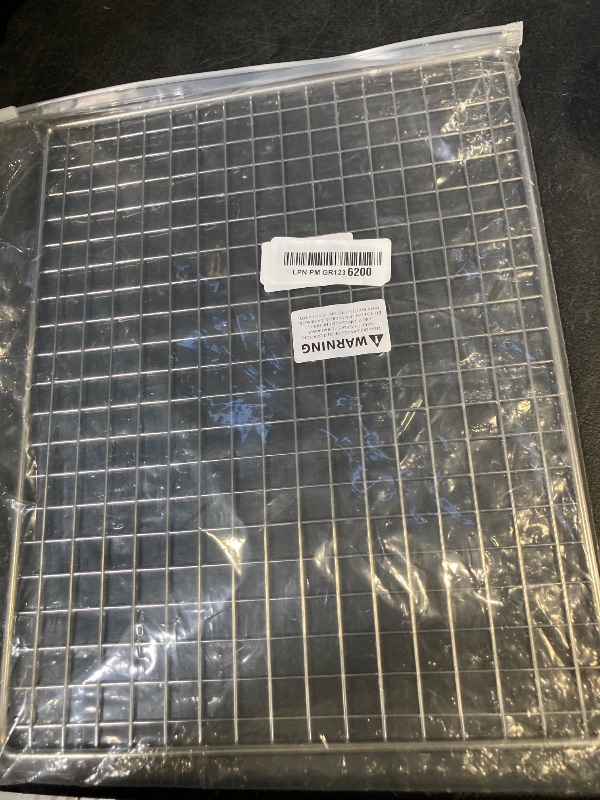 Photo 1 of PODOO Stainless Steel Grids for Rabbit Litter Box, 1.5cm Holes, Fits 14.6x11.8x 0.79 inch Medium Guinea Pig Litter Box, Ideal for Small Animals (only Grids) (Medium)