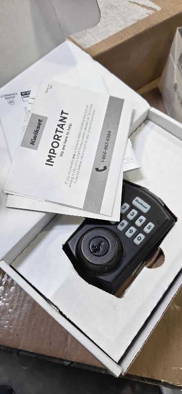 Photo 1 of Kwikset HomeConnect 620 Z-Wave Long Range Enabled Keypad Smart Lock Convenient Keyless Entry, Customizable User Codes, Ring Alarm Compatible, Hub Required, Sold Separately Venetian Bronze Traditional